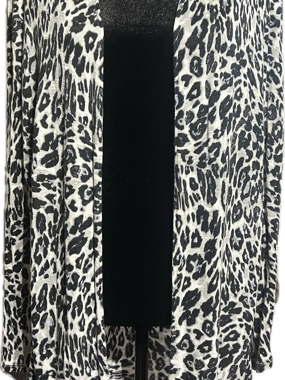 H&M Black and White Knit Cardigan